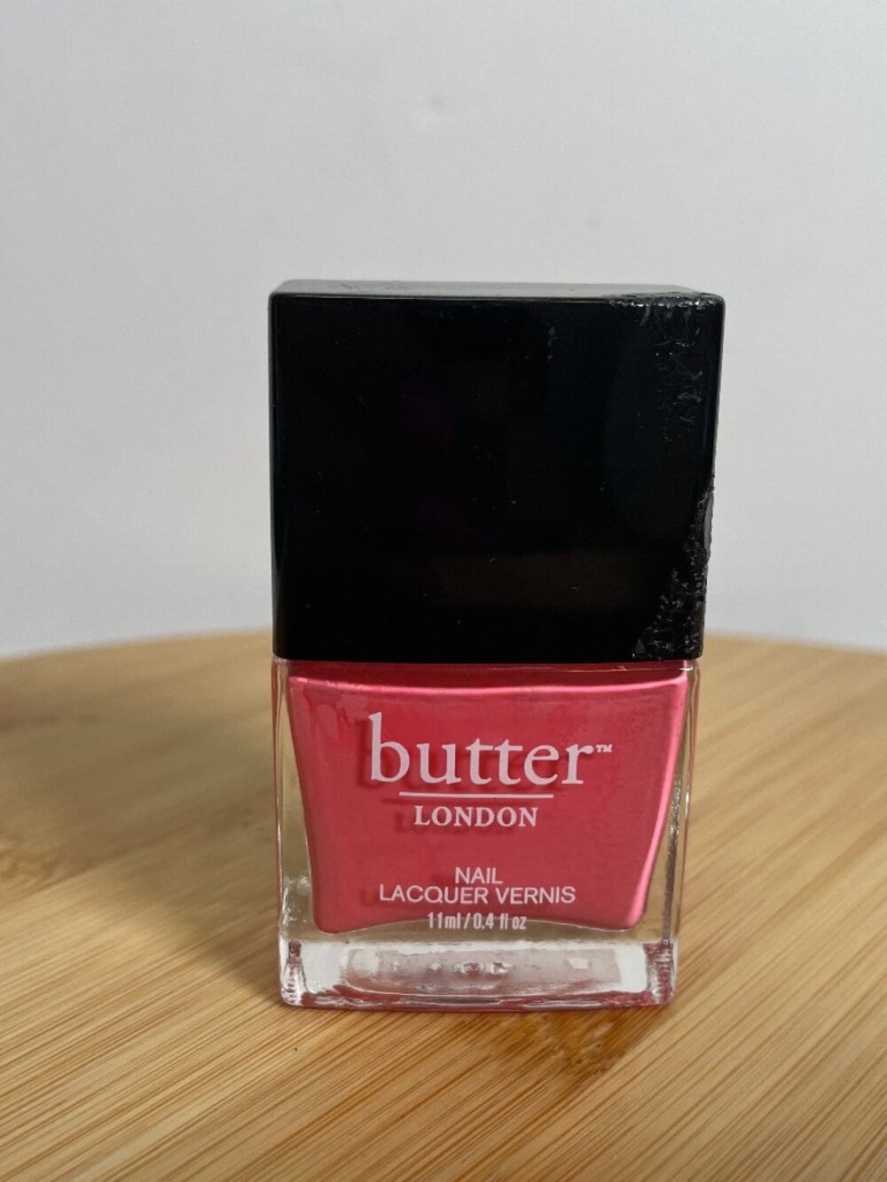 Butter London Nail Polish Lacquer Vernis Trout Pout Bright Pink 0.4 oz